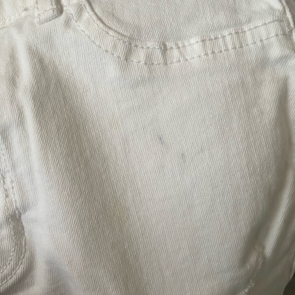 Hollister White high rise crop jeans - Size 5 - Picture 7 of 7